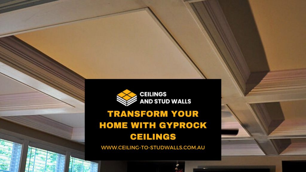 how to gyprock ceiling